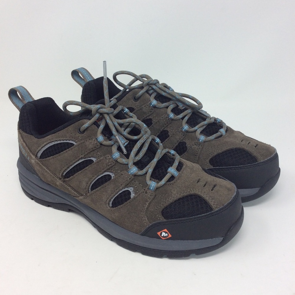 Merrell Windoc Sneakers Steel Toe Safety Work Low Top Boot Shoe Hiking Sz 8